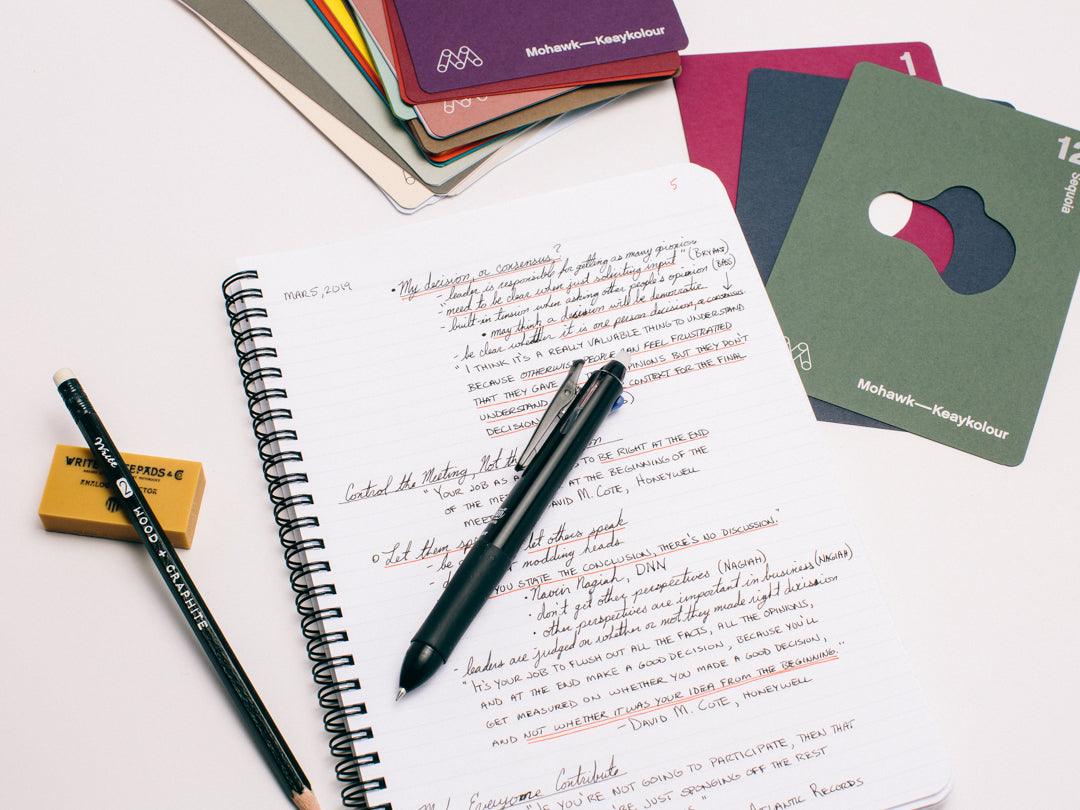 Productive on Paper: Taking Notes on Paper — Write Notepads & Co.