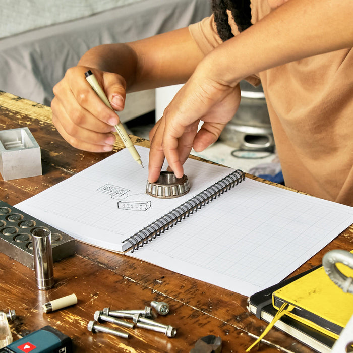 Engineer Notebook - Precision Graph Paper for Professional Use