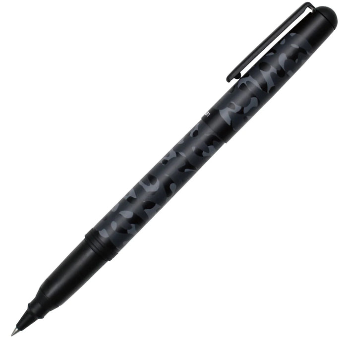 Close-up image of the OHTO CR01 Ceramic Roller Pen in Camouflage Black by Write Notepads & Co., showcasing its sleek design and fine tip