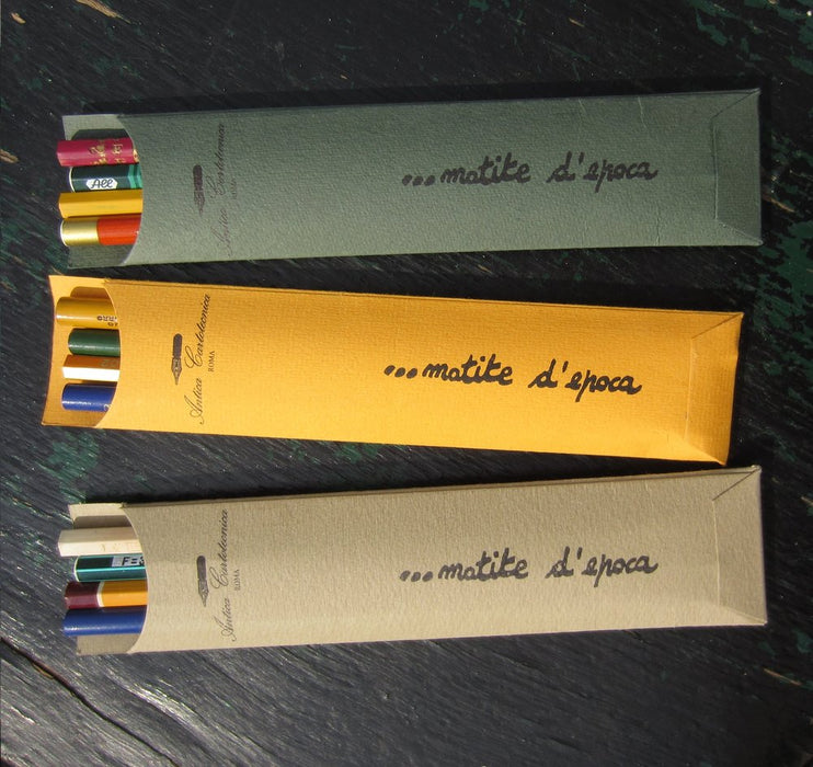 Antica Cartotecnica Vintage Pencils - Assorted 4 Pencils